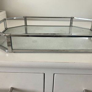 Glass Tray Decor, 11 x 15.75 inches